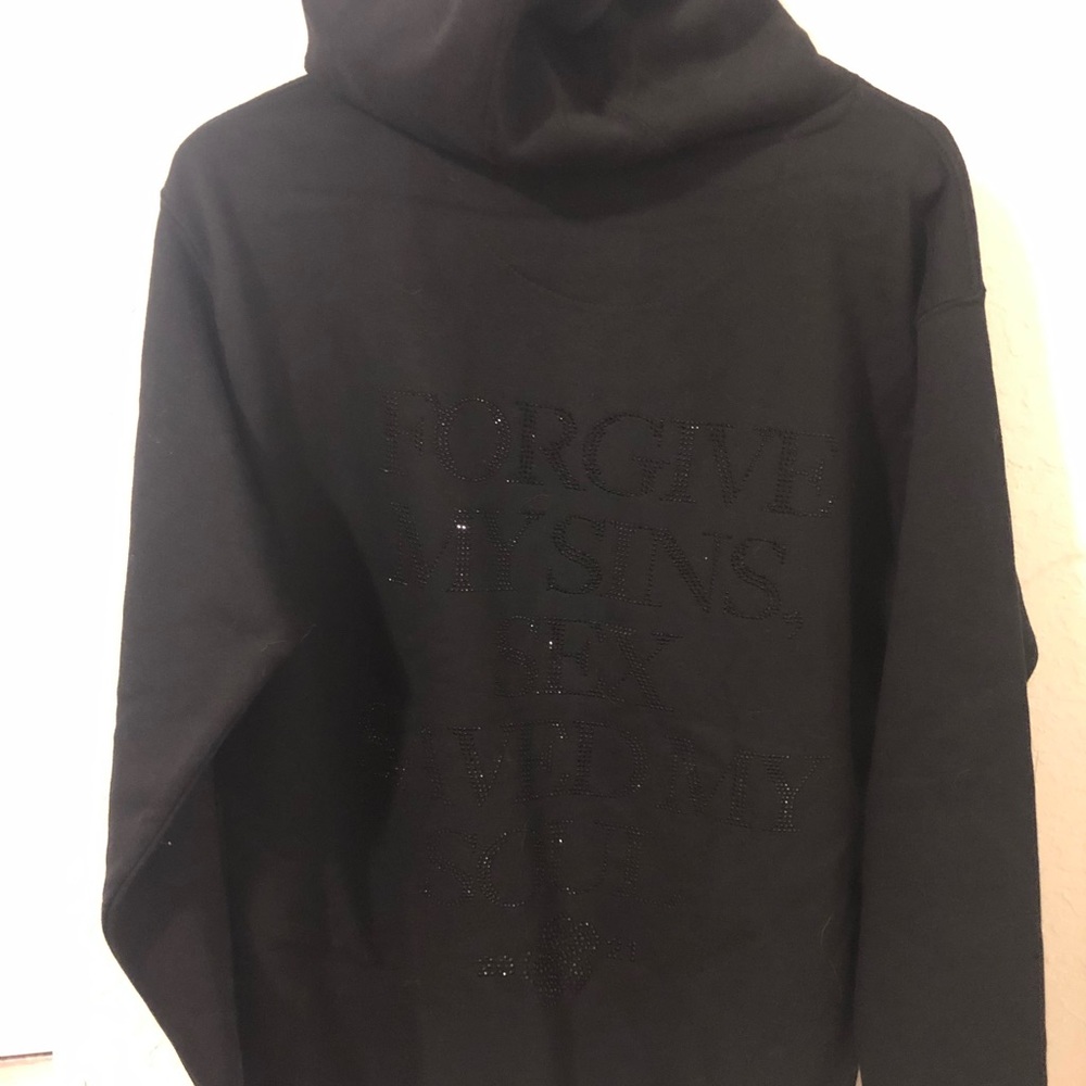 Black hoodie